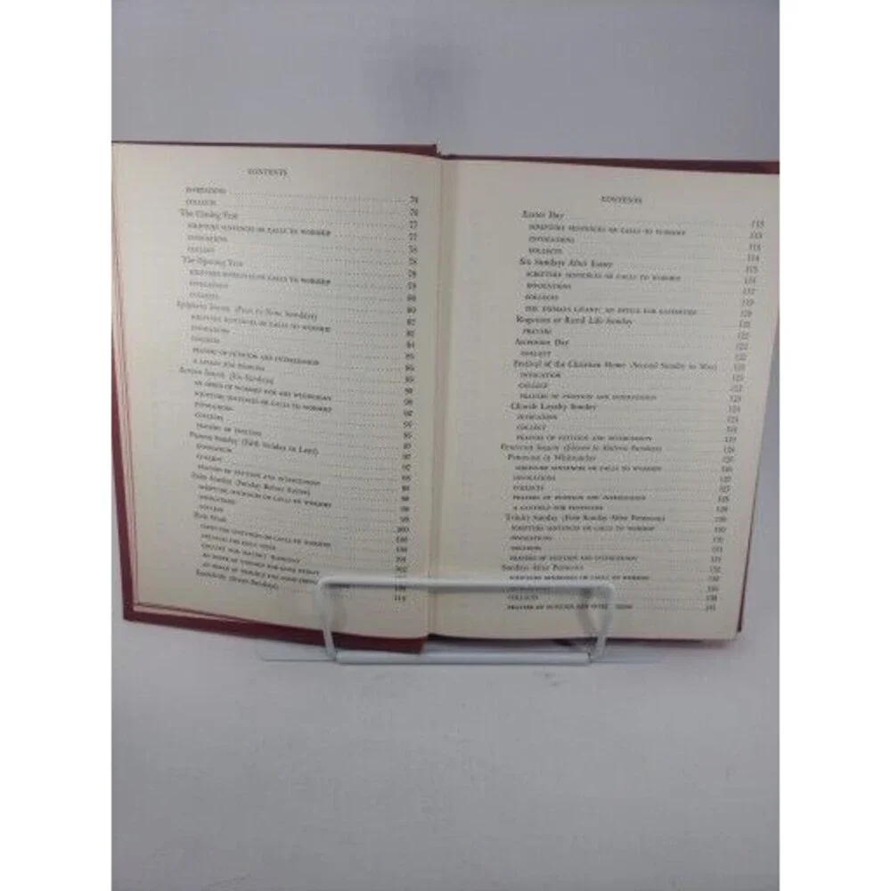 Book of Worship for Church and Home Methodist 1965 RED cover